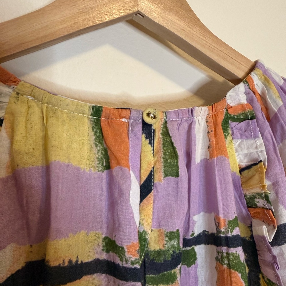 Cleobella Iona Blouse in Saffron Hale Print - Picture 7 of 7